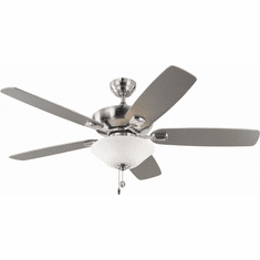Generation Lighting 5COM52BSD-V1 Colony Max Plus Brushed Steel 52" Home Ceiling Fan