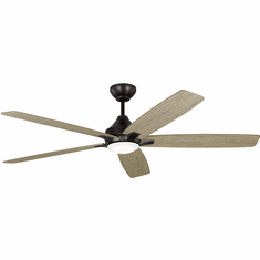 Generation Lighting 5LWDSM60AGPD Lowden Smart Aged Pewter LED 60" Home Ceiling Fan