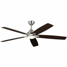 Generation Lighting 5LWDSM60BSD Lowden Smart Brushed Steel LED 60" Ceiling Fan