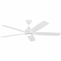Generation Lighting 5LWDSM60RZWD Lowden Smart Matte White LED 60" Ceiling Fan