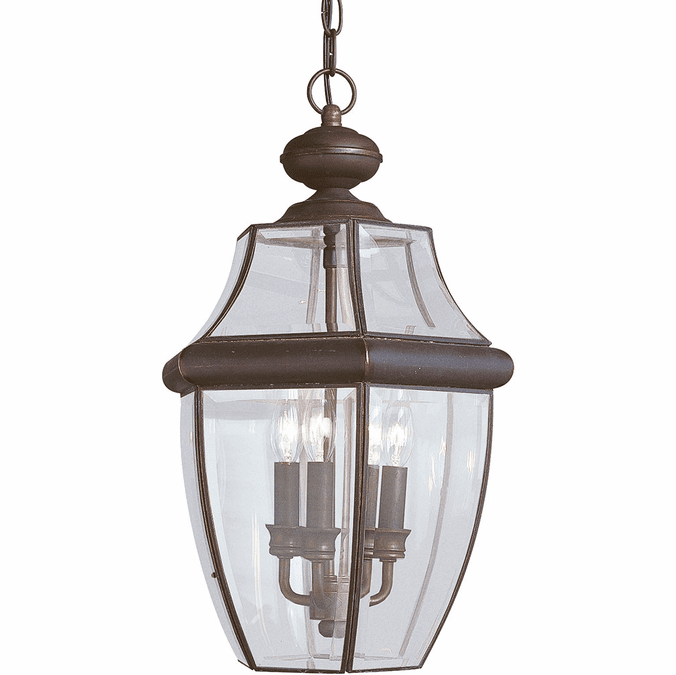 Generation Lighting 6039-71 Lancaster Traditional Antique Bronze Outdoor Hanging Pendant Lighting