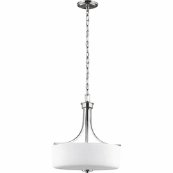 Generation Lighting 6528803EN3-962 Canfield Modern Brushed Nickel LED Lighting Pendant