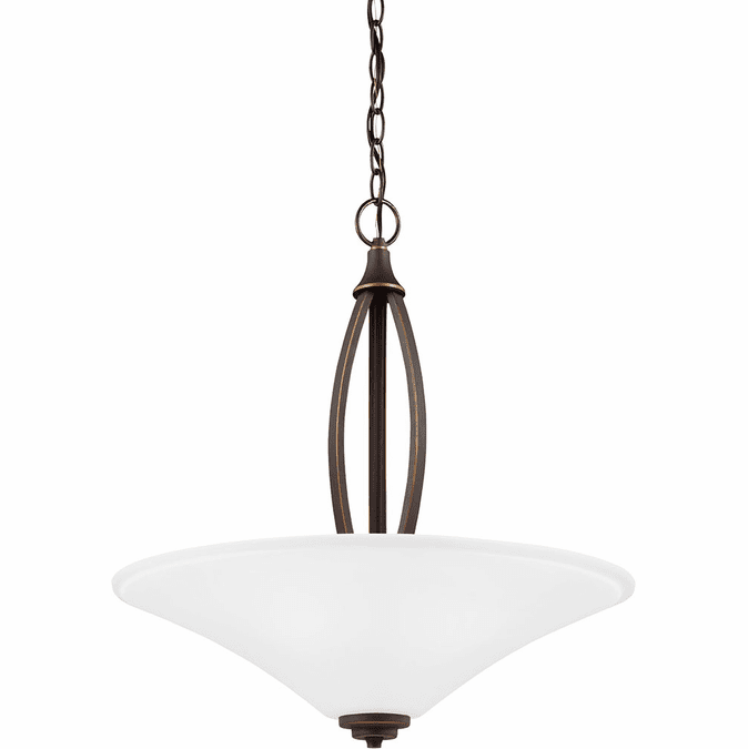 Generation Lighting 6613203EN3-715 Metcalf Contemporary Autumn Bronze LED 22" Pendant Lamp