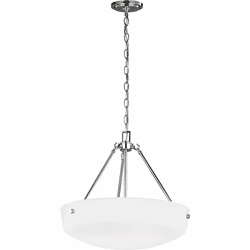 Generation Lighting 6615203EN3-05 Kerrville Modern Chrome LED Pendant Lamp