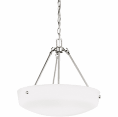 Generation Lighting 6615203EN3-962 Kerrville Contemporary Brushed Nickel LED Drop Lighting