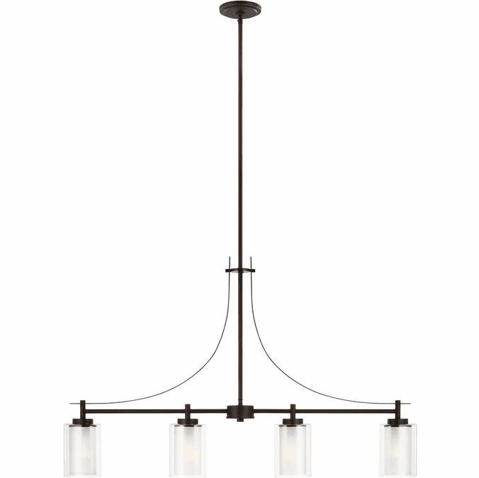 Generation Lighting 6637304-710 Elmwood Park Bronze Kitchen Island Light