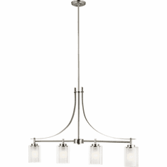 Generation Lighting 6637304-962 Elmwood Park Modern Brushed Nickel Kitchen Island Light