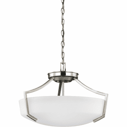 Generation Lighting 7724503EN3-962 Hanford Modern Brushed Nickel LED Pendant Lighting
