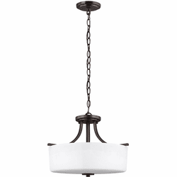 Generation Lighting 7728803EN3-710 Canfield Contemporary Bronze LED Hanging Light