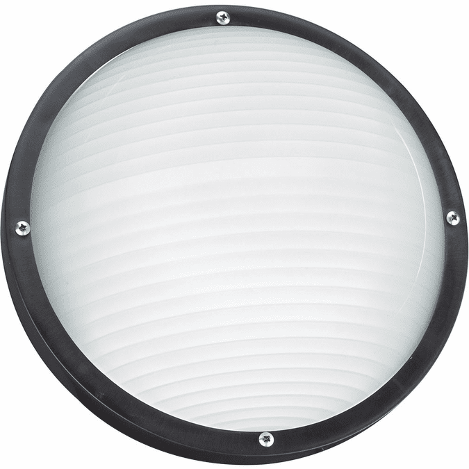 Generation Lighting 83057-12 Bayside Modern Black Outdoor Wall Sconce Light