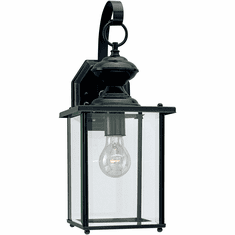 Generation Lighting 8458-12 Jamestowne Contemporary Black Outdoor 7" Wall Lighting
