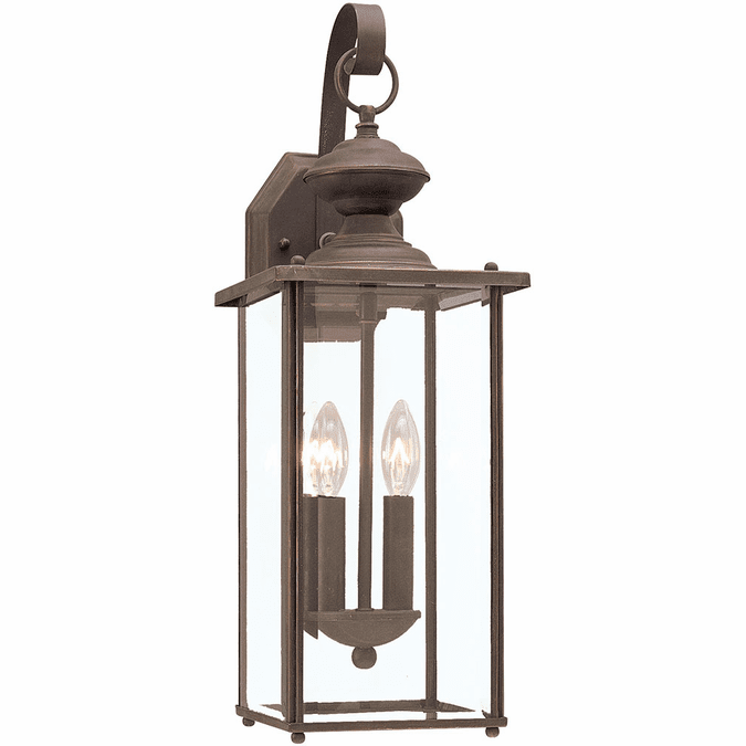 Generation Lighting 8468EN-71 Jamestowne Modern Antique Bronze LED Exterior Wall Sconce Light