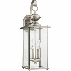 Generation Lighting 8468EN-965 Jamestowne Contemporary Antique Brushed Nickel LED Outdoor Wall Light Sconce