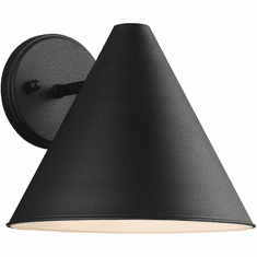 Generation Lighting 8538501-12 Crittenden Modern Black Exterior Sconce Lighting