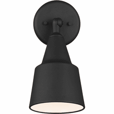 Generation Lighting 8560701-12 Flood Light Modern Black Exterior Lighting Wall Sconce