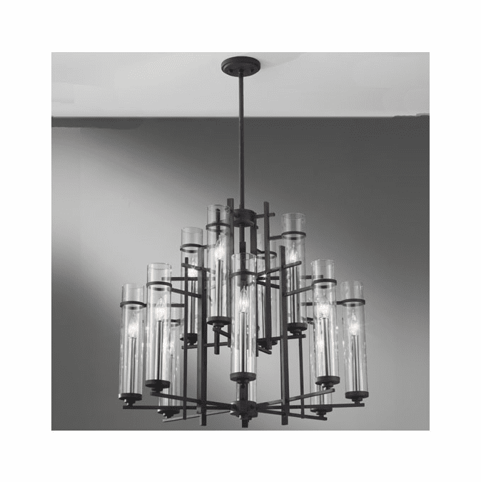 Generation Lighting F262984AFBS Ethan 12-light Modern Style Chandelier