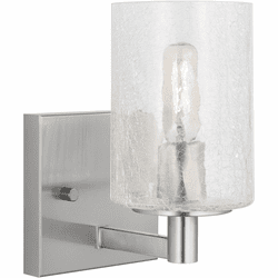 Generation Lighting GLV1031BS Parker Contemporary Brushed Steel Wall Sconce