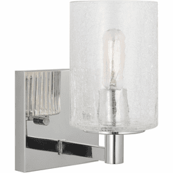 Generation Lighting GLV1031CH Parker Modern Chrome Wall Sconce Light