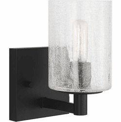 Generation Lighting GLV1031MBK Parker Modern Midnight Black Lighting Sconce