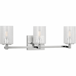 Generation Lighting GLV1033EN/CH Parker Modern Chrome 3-Light Bath Light Fixture