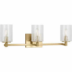 Generation Lighting GLV1033SB Parker Modern Satin Bronze 3-Light Bath Light Fixture