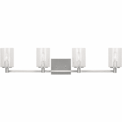Generation Lighting GLV1034BS Parker Modern Brushed Steel 4-Light Bath Sconce