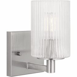 Generation Lighting GLV1041BS Lando Modern Brushed Steel Wall Sconce Lighting