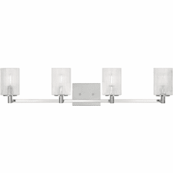 Generation Lighting GLV1044CH Lando Modern Chrome 4-Light Vanity Light