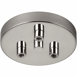 Generation Lighting MPC03PN Multi-Port Canopies Polished Nickel Multi-Port Canopy