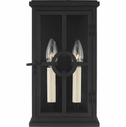 Generation Lighting OL15300TXB Belleville Textured Black Outdoor Wall Sconce