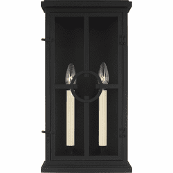 Generation Lighting OL15301TXB Belleville Textured Black Exterior Wall Lamp