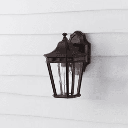Generation Lighting OL5400GBZ Cotswold Lane Grecian Bronze Exterior 6.5" Wall Light Sconce