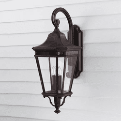 Generation Lighting OL5404GBZ Cotswold Lane Grecian Bronze Outdoor 12" Wall Mounted Lamp
