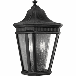 Generation Lighting OL5423BK Cotswold Lane Traditional Black Exterior Wall Sconce Lighting