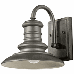 Generation Lighting OL8600-TRD Redding Station 9 Inch Diameter Small Exterior Wall Sconce - Tarnished Finish