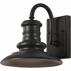 Generation Lighting OL8600RSZ/T Redding Station Restoration Bronze Outdoor 9" Wall Lighting Fixture