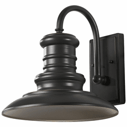 Generation Lighting OL8601-RSZ Redding Station Restoration Bronze 12 Inch Diameter Large Outdoor Wall Lamp