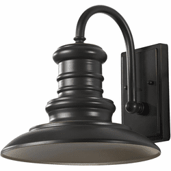 Generation Lighting OL8601RSZ-L1 Redding Station Restoration Bronze LED Exterior 12" Sconce Lighting