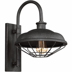 Generation Lighting WB1828SGM Lennex Vintage Slated Grey Metal Indoor / Outdoor Lighting Sconce