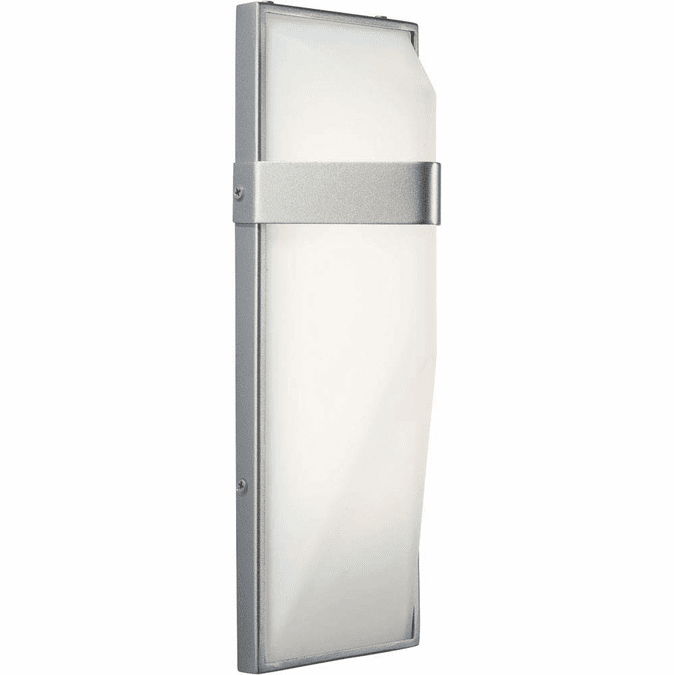 George Kovacs P1237-566-L Wedge Silver Dust LED Outdoor Wall Light Sconce