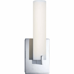 George Kovacs P5040-077-L Tube Chrome LED Wall Mounted Lamp