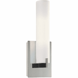 George Kovacs P5040-077 Tube Chrome Xenon Wall Lighting Fixture