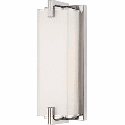 George Kovacs P5219-077-L Cubism Chrome LED Wall Lighting