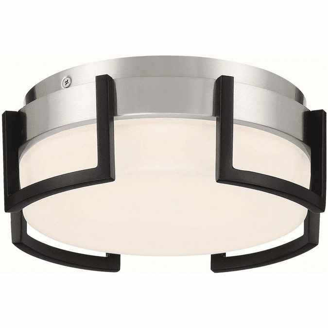 Kovacs P9531691L Bezel Set Contemporary Coal and Brushed