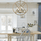 Golden Lighting 0868-4-BC Marina Burnished Chestnut Mini Chandelier Lamp - alt