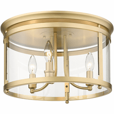 Golden Lighting 1157-FM BCB Payton Brushed Champagne Bronze Ceiling Lighting Fixture