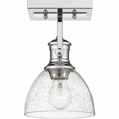 Golden Lighting 3118-1SF CH-SD Hines Chrome Ceiling Lighting