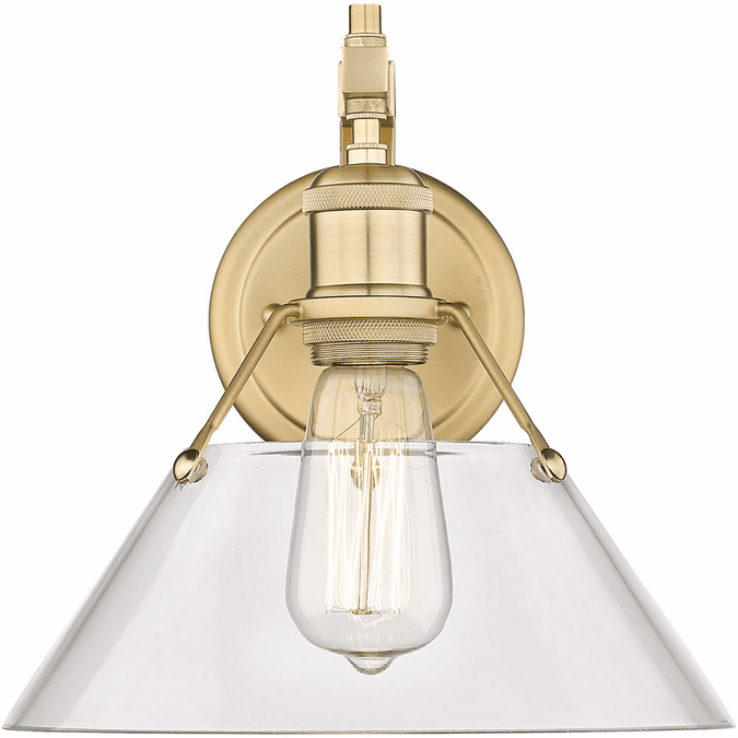 Golden Lighting 33061W BCBCLR Orwell Modern Brushed Champagne Bronze