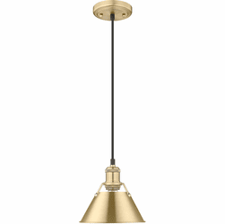 Golden Lighting 3306-S BCB-BCB Orwell Brushed Champagne Bronze 7.5" Mini Hanging Light