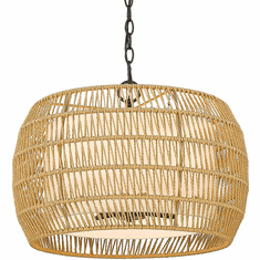 Golden Lighting 6805-4 BLK-NR Everly Modern Matte Black 19" Ceiling Light Pendant